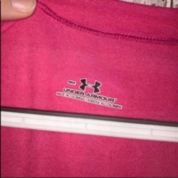 Under Armor Pink Athletic Tee - Picture 3 of 5